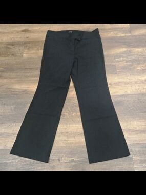 Lane Bryant Black Wide Leg Trousers Work Office